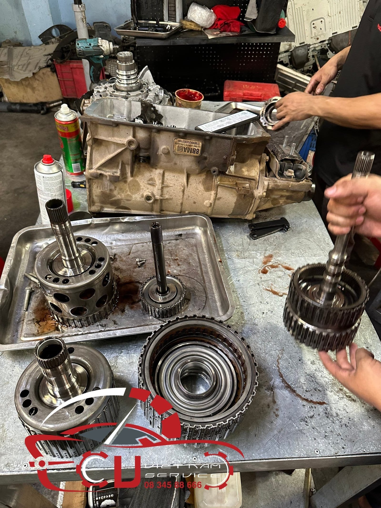 GARAGE VES-CHUYÊN ĐẠI TU HỘP SỐ TỰ ĐỘNG-CHEROLET TRAIBLAZER