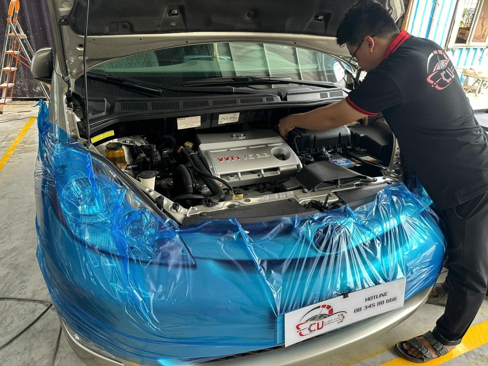 SỬA CHỮA HỆ THỐNG ĐIỀU HÒA XE TOYOTA