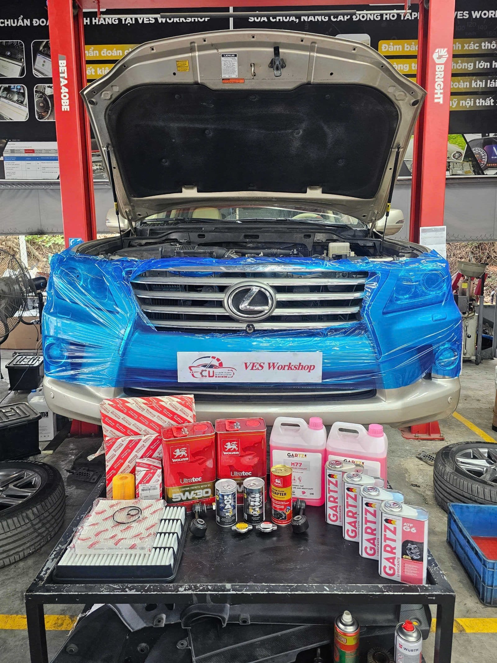 Các dịch vụ sửa chữa chuyên sâu cho Lexus LX570 Tại VES WORKSHOP