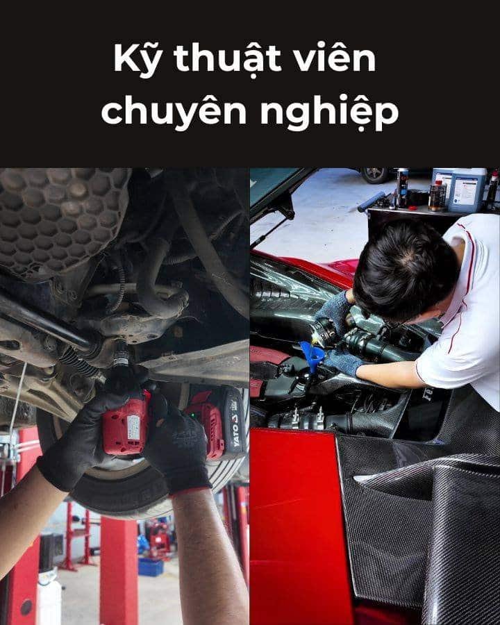 kỹ thuật viên chuyên nghiệp tại ves workshop