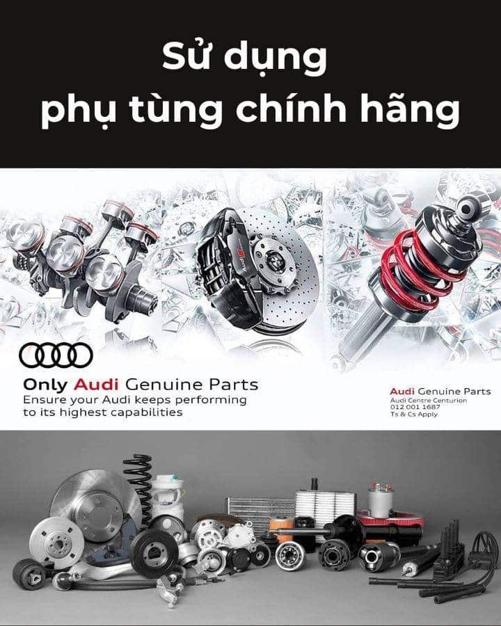 ves workshop sử dụng phùng tùng chính hãng trong quá trình sửa chữa và thay thế phụ tùng