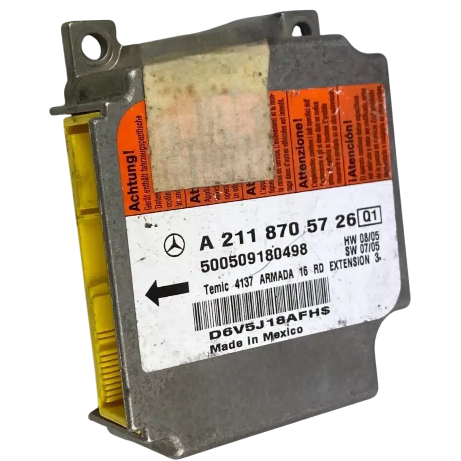 HỘP ĐIỀU KHIỂN TÚI KHÍ Ô TÔ SRS MERCEDES CLS500 4.7L 1 HỘP ĐIỀU KHIỂN TÚI KHÍ Ô TÔ SRS MERCEDES CLS500 4.7L