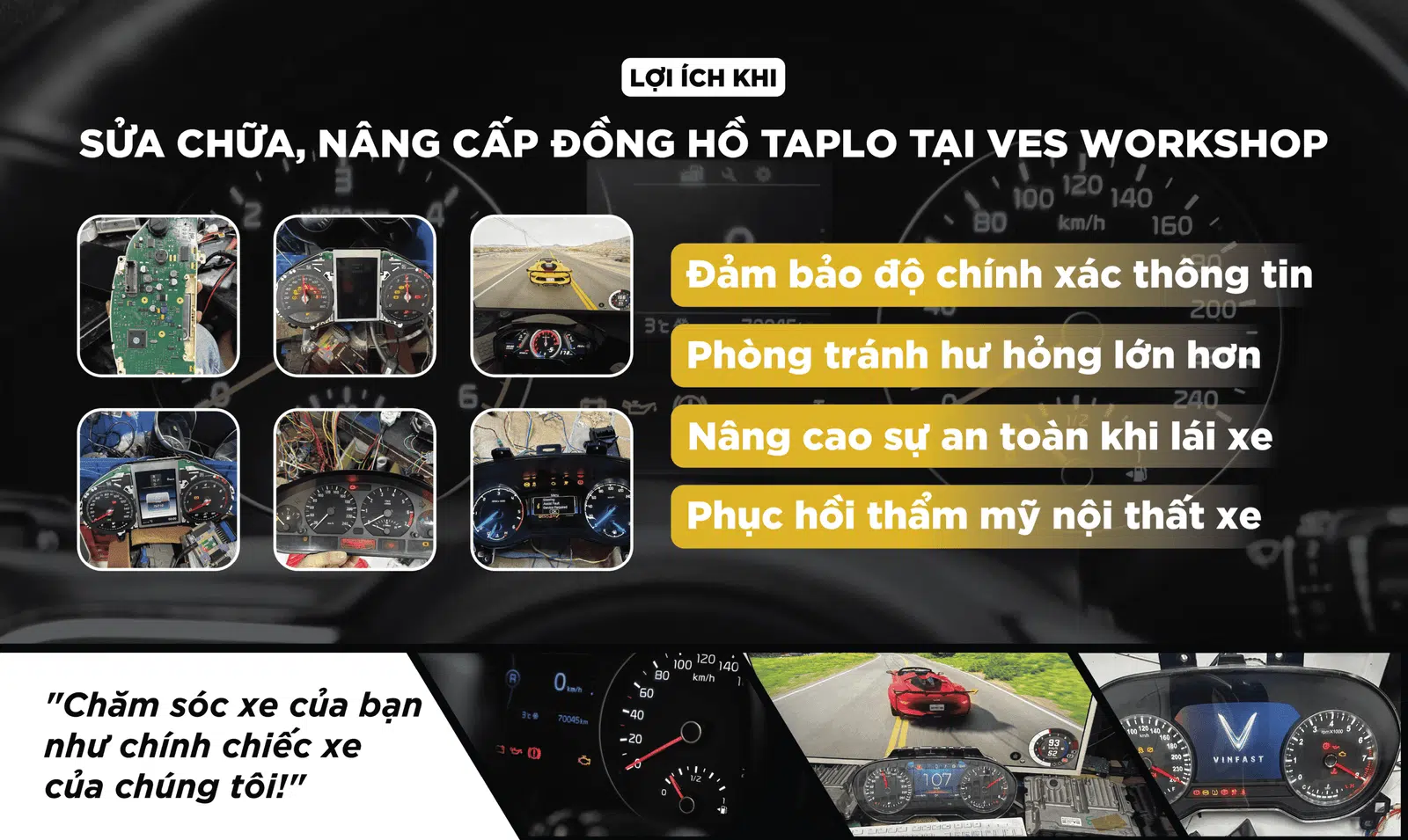 VES WORKSHOP 8 sửa chữa bảo dưỡng và thay thế đồng hồ taplo ô tô